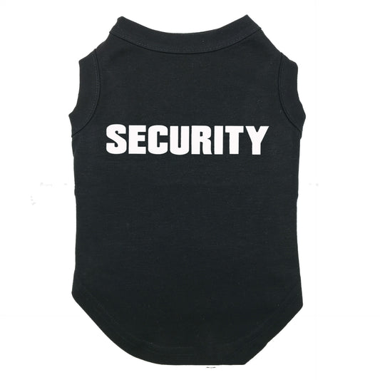 Camiseta de Perro con Estampado SECURITY