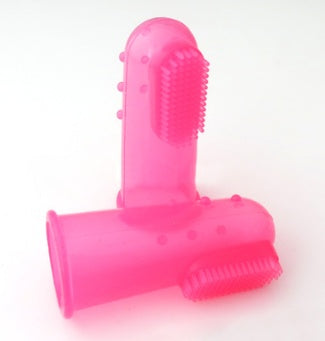 Cepillo de Dientes para Mascotas de Dedo Súper Suave