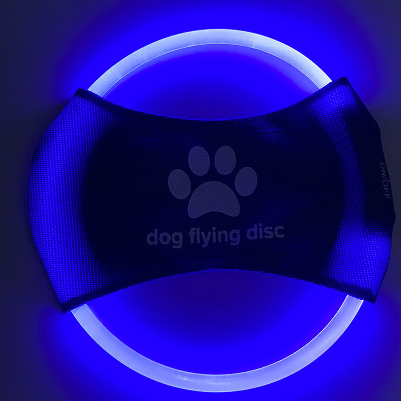 Disco Volador para Perros con Luz LED – Juguete Interactivo y de Entrenamiento, Brilla en la Oscuridad