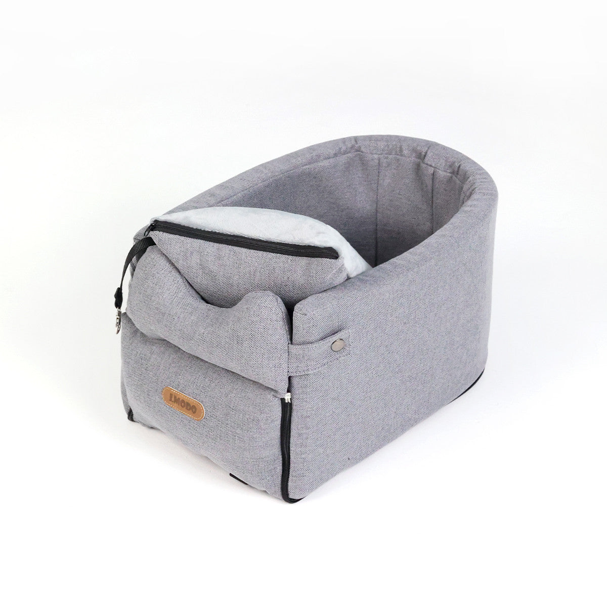 Cama-Asiento de Coche para Perros – Transportadora Portátil y Segura para Perros y Gatos Pequeños