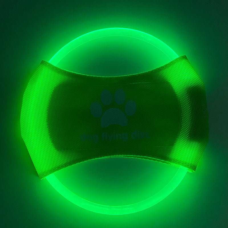 Disco Volador para Perros con Luz LED – Juguete Interactivo y de Entrenamiento, Brilla en la Oscuridad