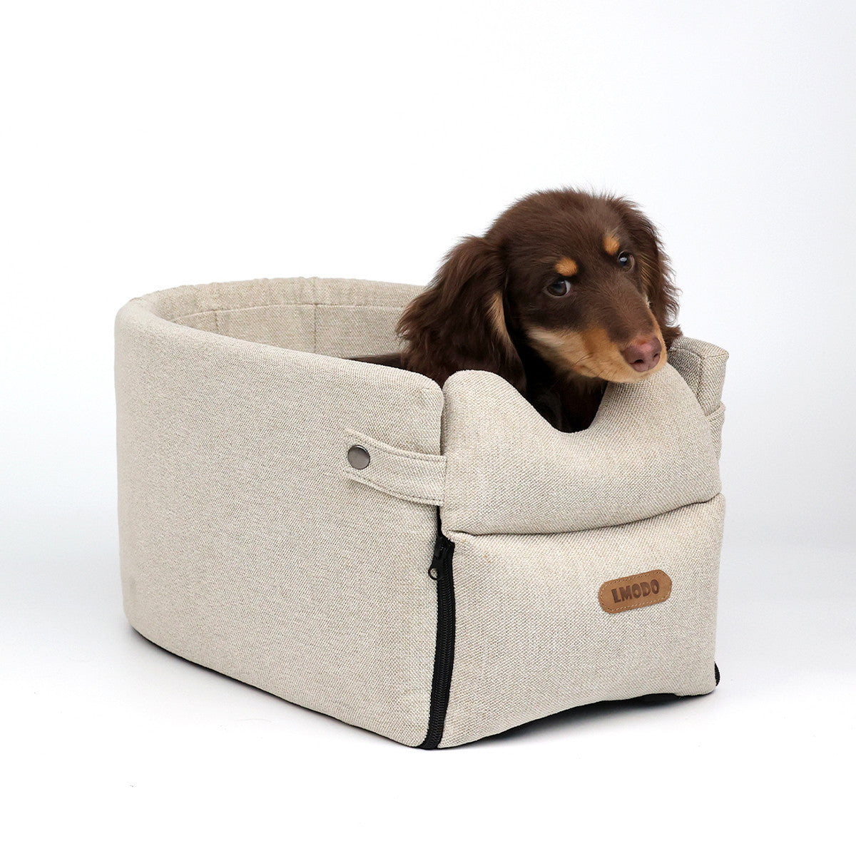 Cama-Asiento de Coche para Perros – Transportadora Portátil y Segura para Perros y Gatos Pequeños