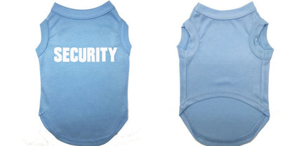 Camiseta de Perro con Estampado SECURITY