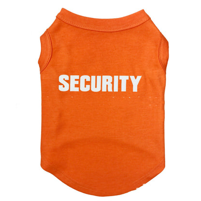Camiseta de Perro con Estampado SECURITY
