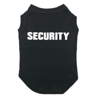 Camiseta de Perro con Estampado SECURITY