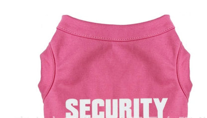 Camiseta de Perro con Estampado SECURITY