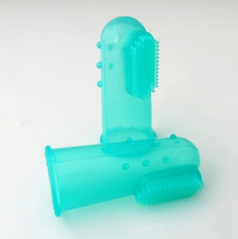 Cepillo de Dientes para Mascotas de Dedo Súper Suave