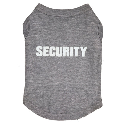Camiseta de Perro con Estampado SECURITY