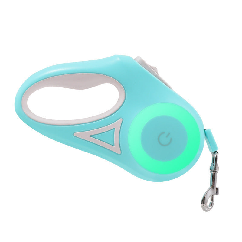 Correa Retráctil con Collar y Luz LED