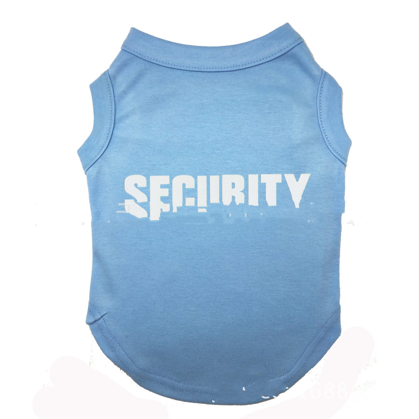 Camiseta de Perro con Estampado SECURITY